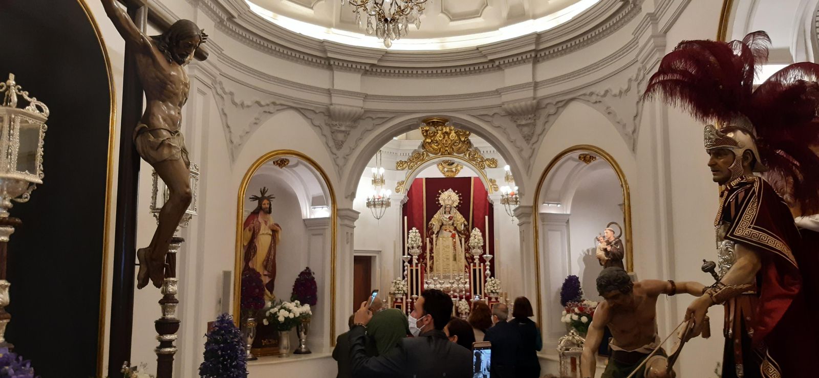La ermita de Zamarrilla, en plena Semana Santa.