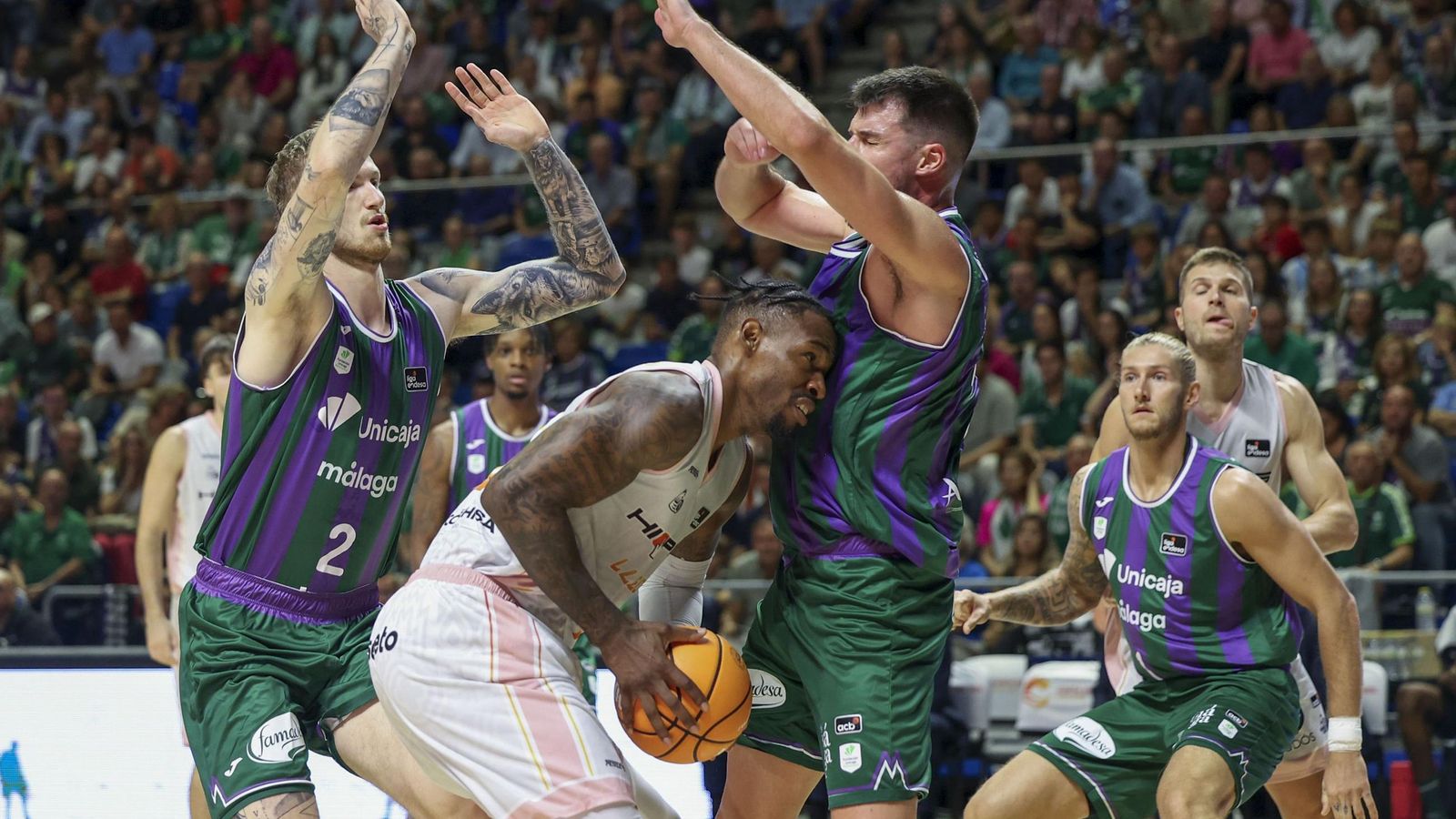Las fotos del Unicaja-Hiopos Lleida