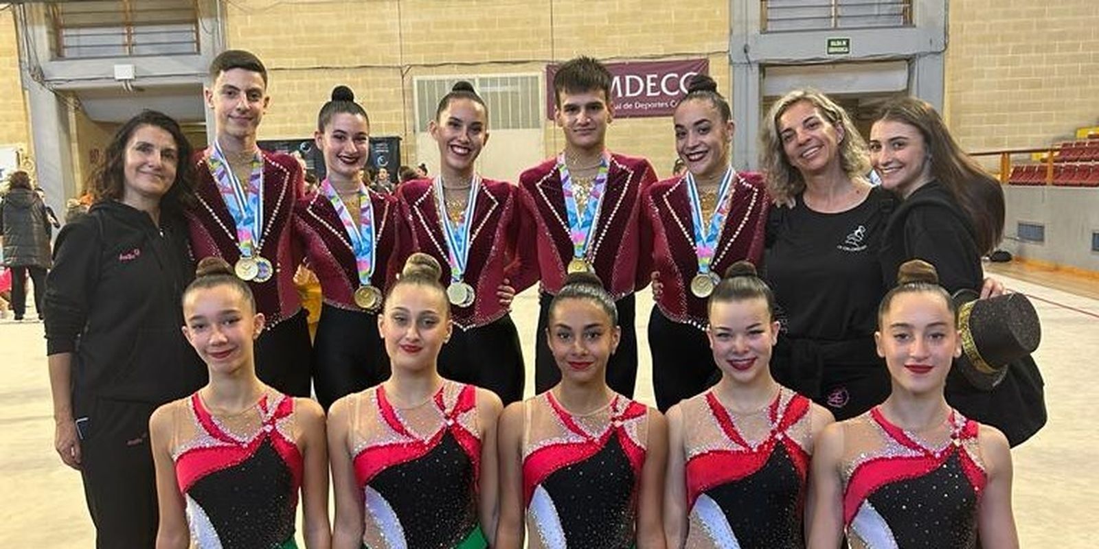 Representantes del Rítmico Colombino en Córdoba.