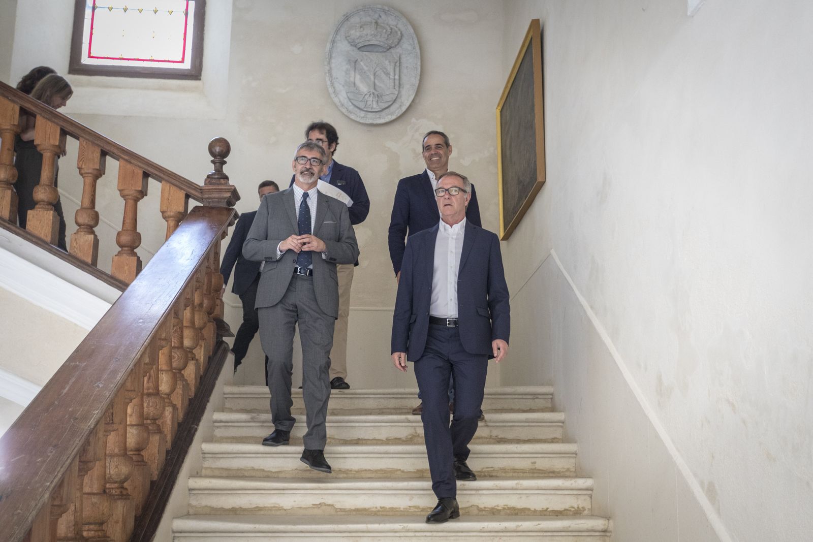 El ministro de Cultura, José Guirao, realizó junto a Francisco Piniella un recorrido por las instalaciones de la UCA.