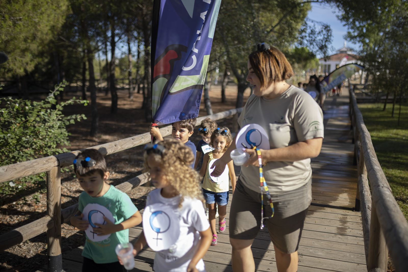 Imágenes de la clausura de la Escuela de Exploradores en Marismas del Odiel