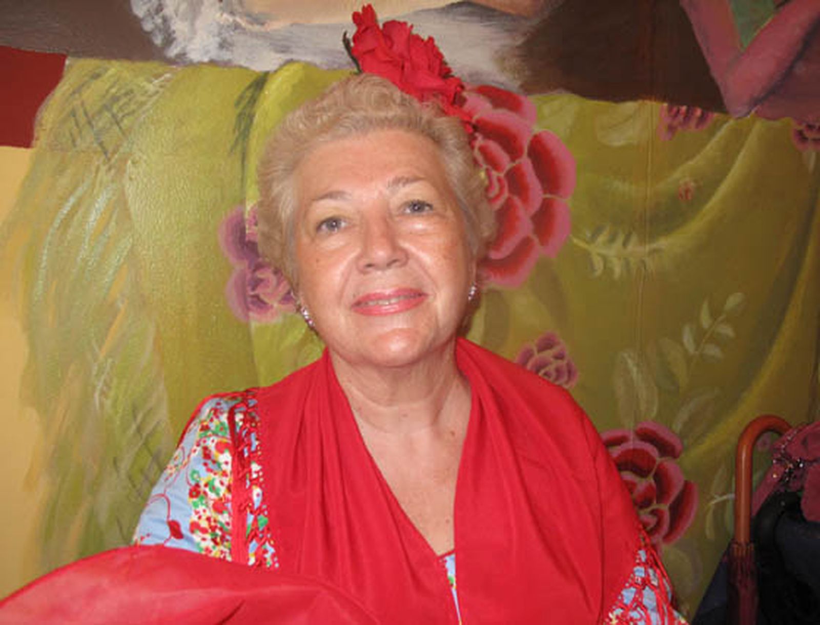 La pintora Mayte Spínola.

Foto: Victoria Ramírez