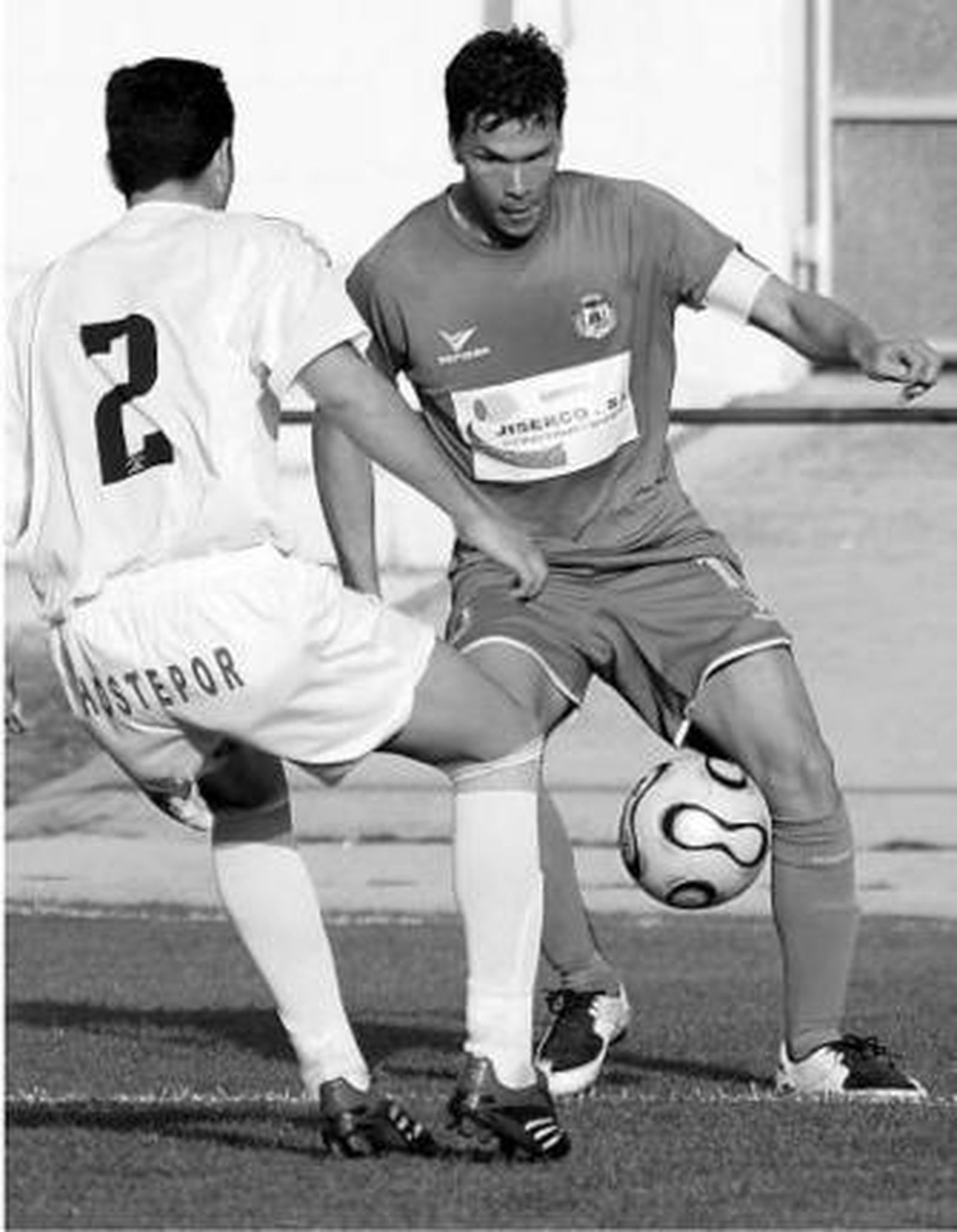 Nono, durante un partido esta temporada ante el Pozoblanco.