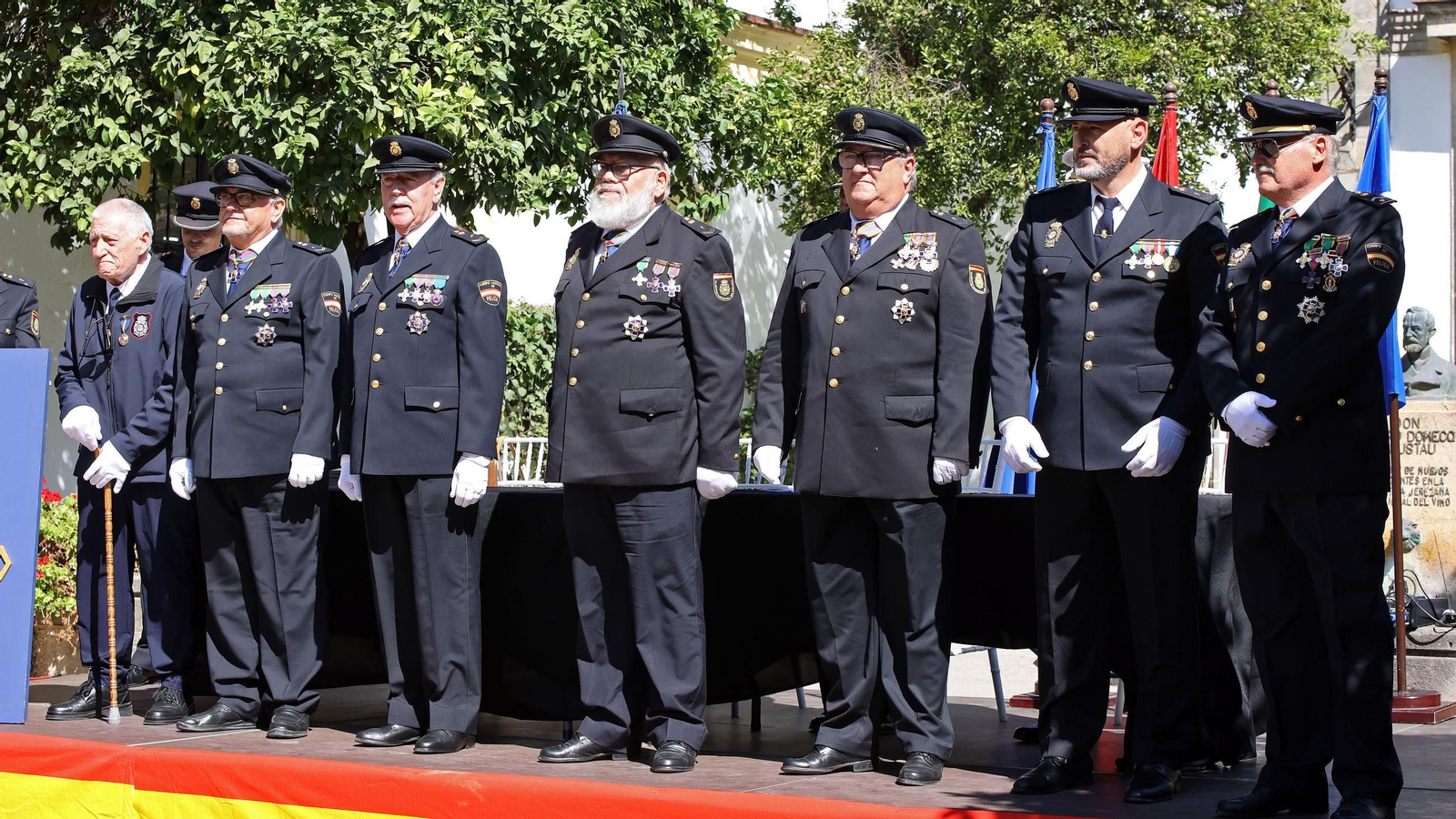 Imágenes del Día de la Policía Nacional en las Bodegas Fundador de Jerez