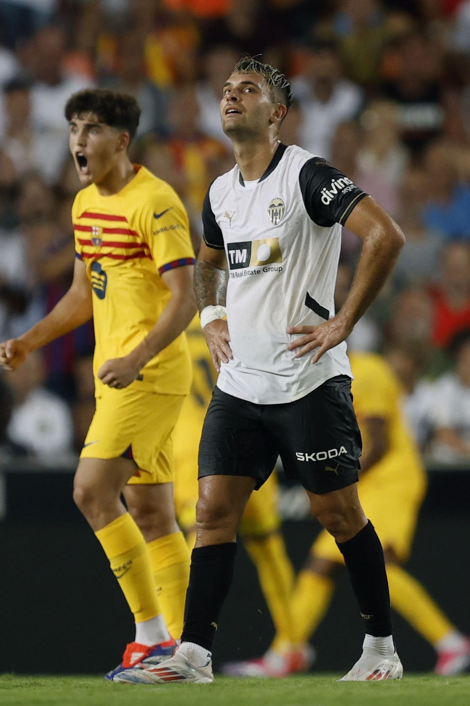 Las imágenes del Valencia - Barcelona