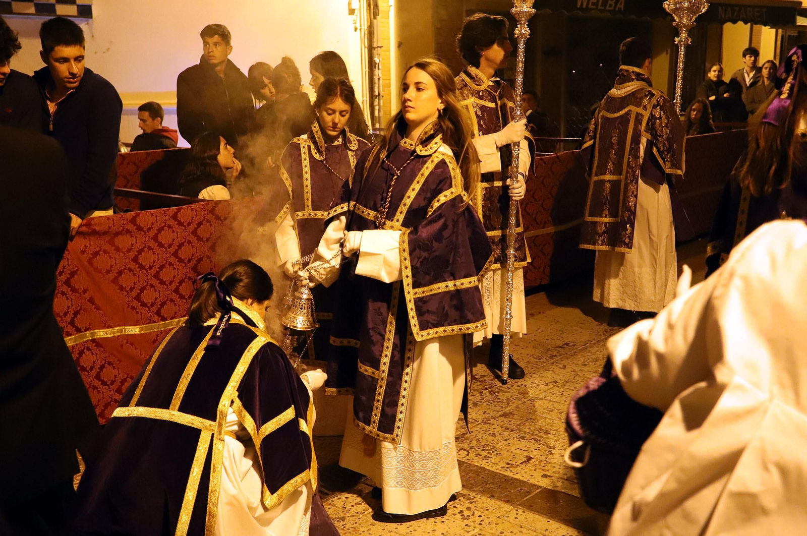 Imágenes del Nazareno en la madrugá de Huelva