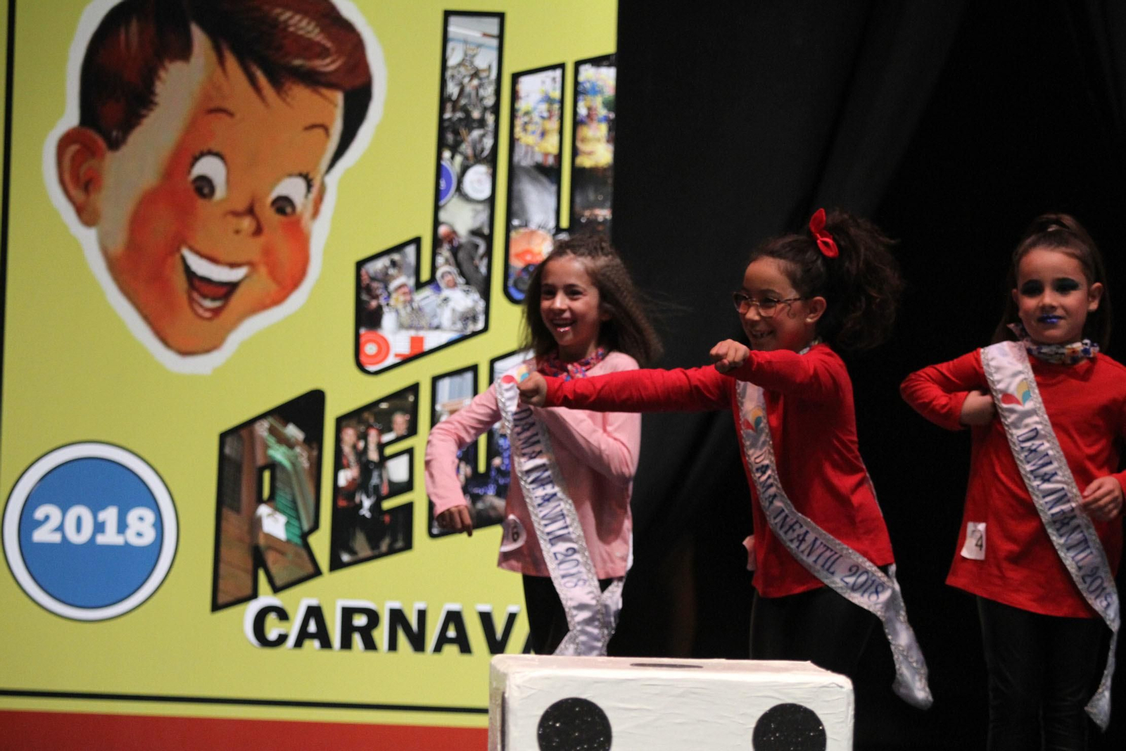 Gala de la coronación de  la choquera mayor e infantil del Carnaval Colombino 2018