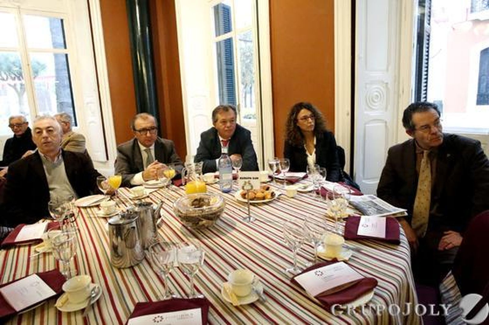 Fernando Sánchez Pérez, Antonio Hernández Bocanegra, Juan María Galardi, Consuelo Pérez de Ayala y Rafael Domínguez Guillén.

Foto: Alberto Domínguez.