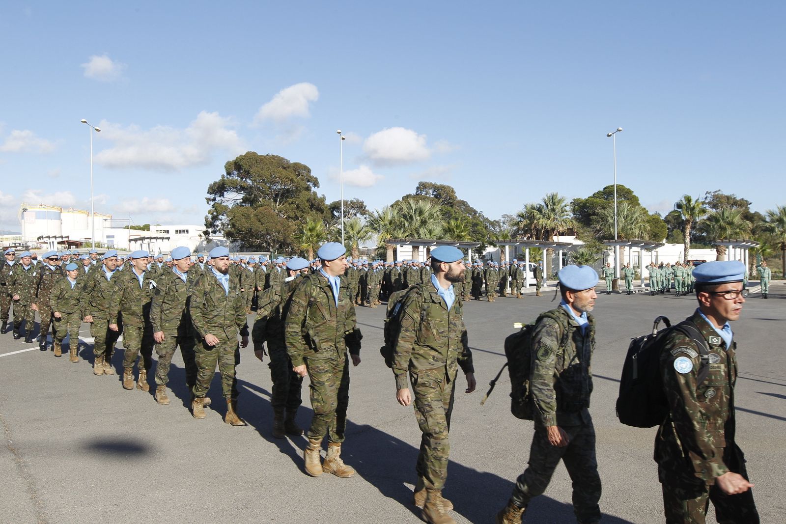 Fotogalería despedida contingente militar al Líbano