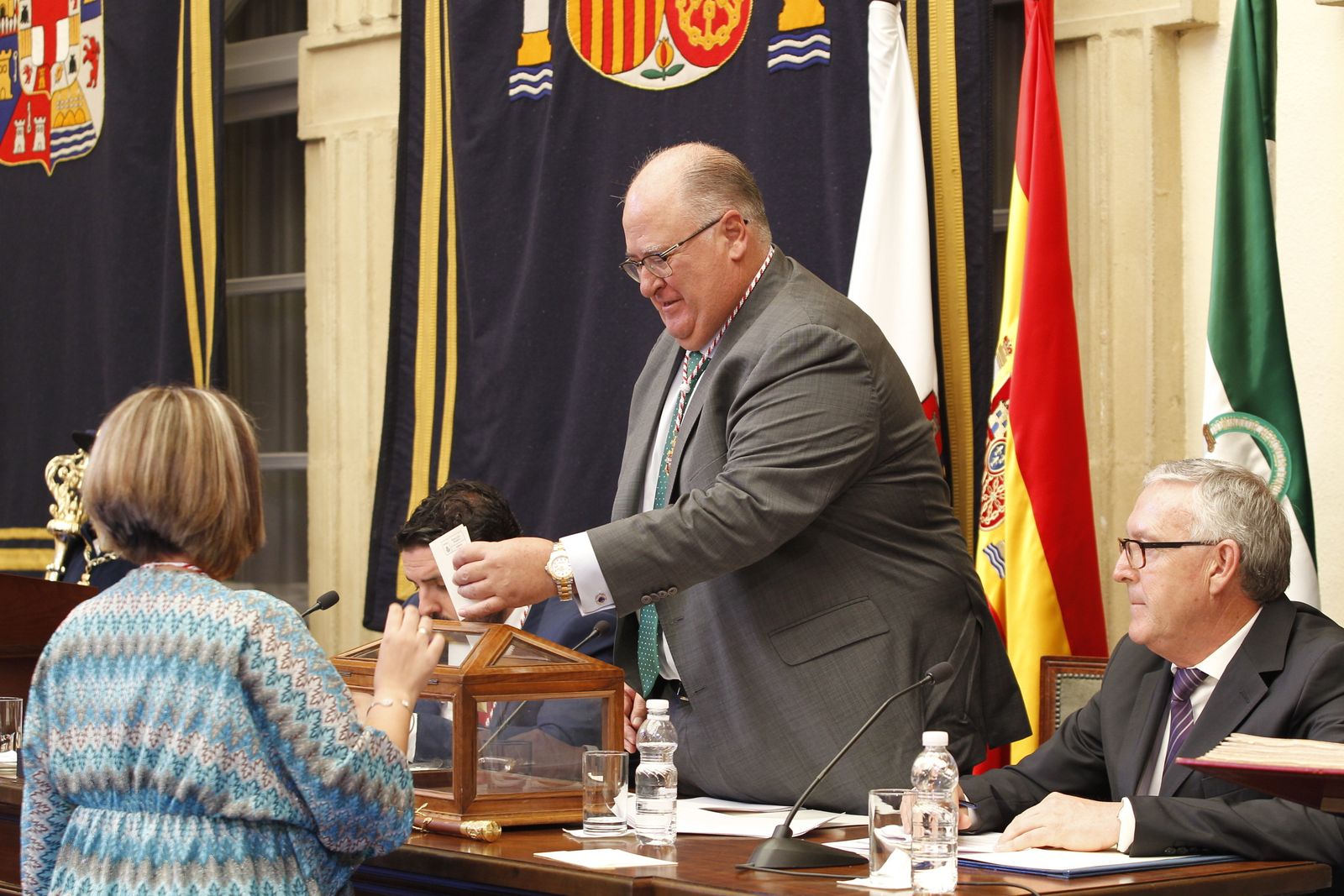 Pleno investidura Presidente Diputación de Almería. Javier Aureliano García