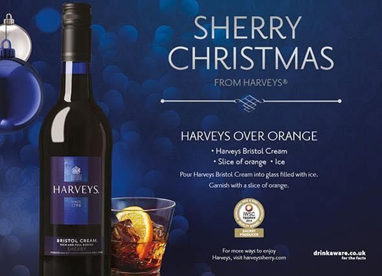 Campaña navideña de Harveys.