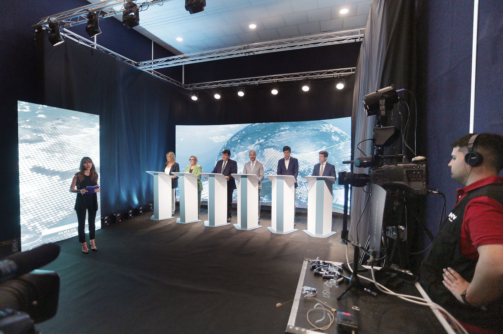 Elecciones Municipales Huelva 2023: Imágenes del debate entre los candidatos