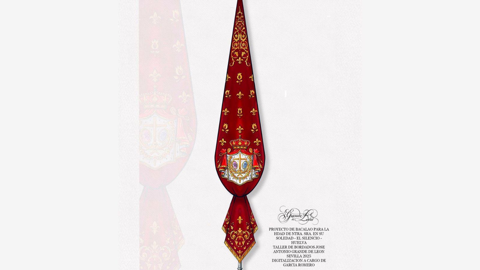 Diseño del nuevo guion corporativo de la Hermandad de la Soledad