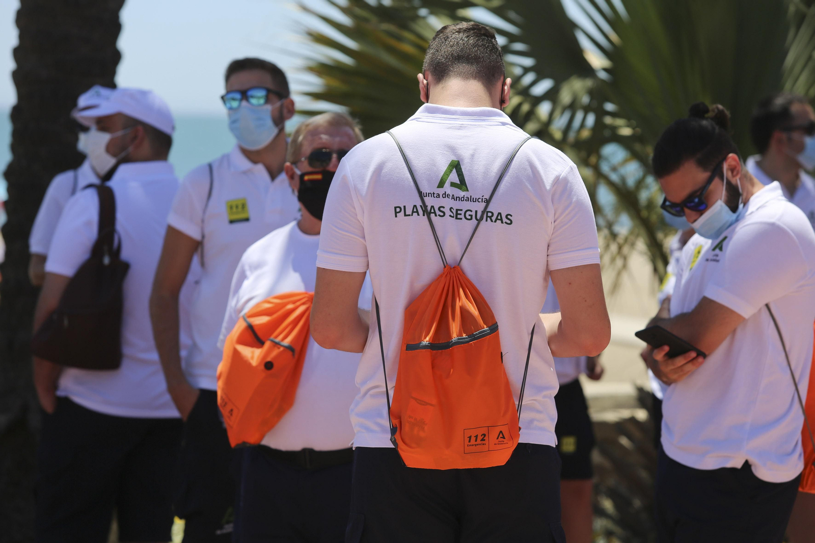 Fotos de los 90 vigilantes de la playa en Málaga capital
