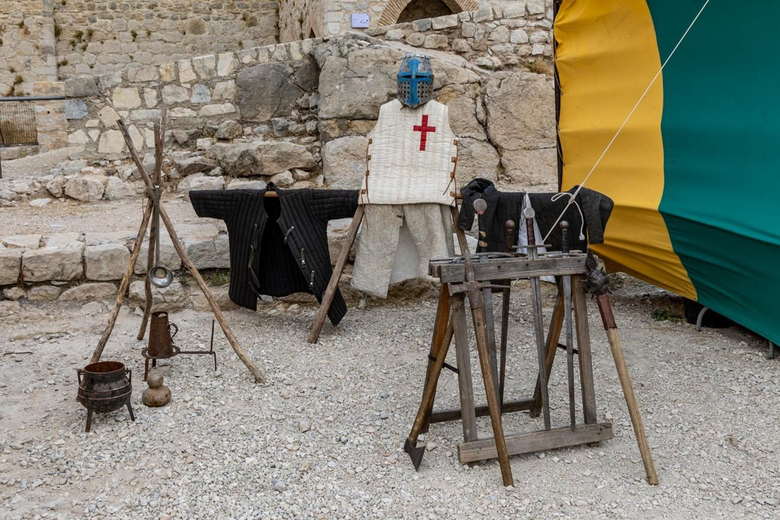 Moradores del Castillo de Jaén, recreación histórica de la Edad Media en el Cerro de Santa Catalina