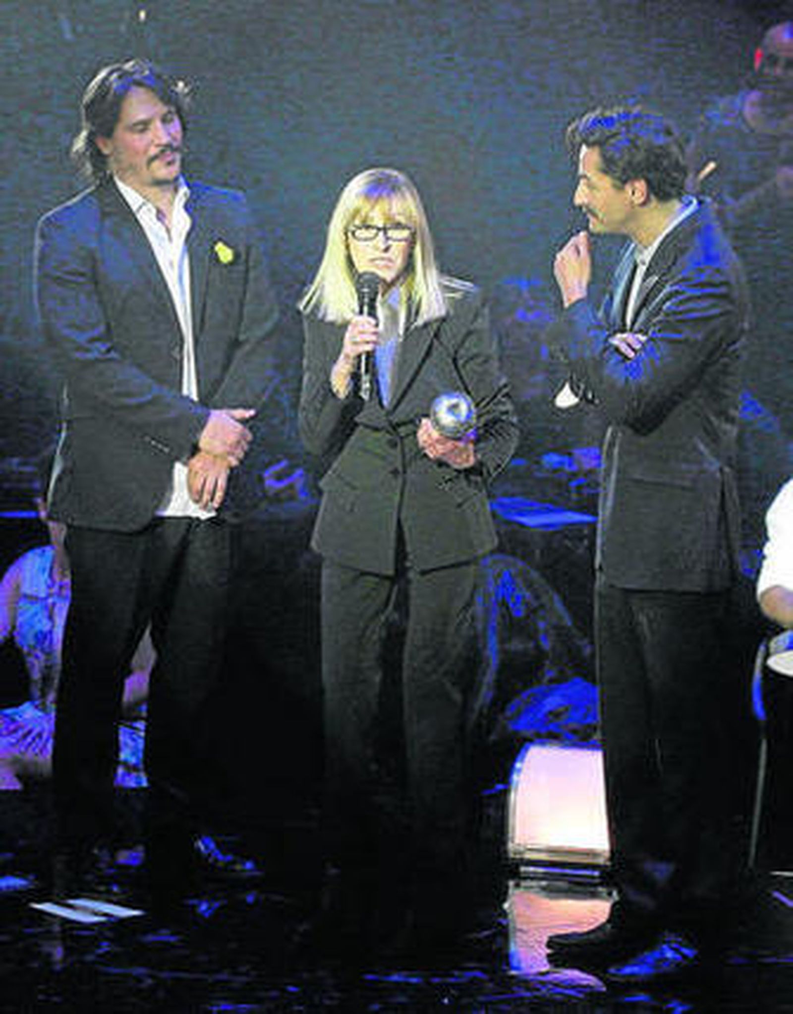 Cristina Rota, con el Max a 'Un trozo invisible de este mundo', producido por ella.