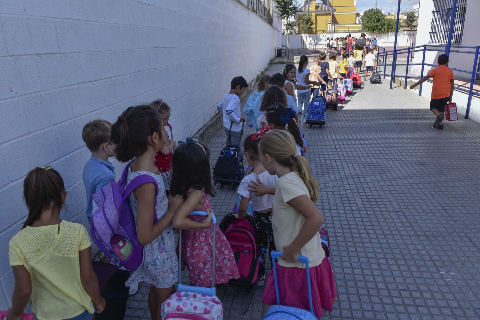 Regreso a las aulas de los más pequeños del cole