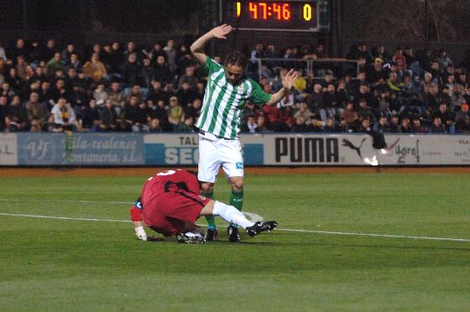 El Betis empata 'in extremis' en el campo del Villarreal B. / LOF