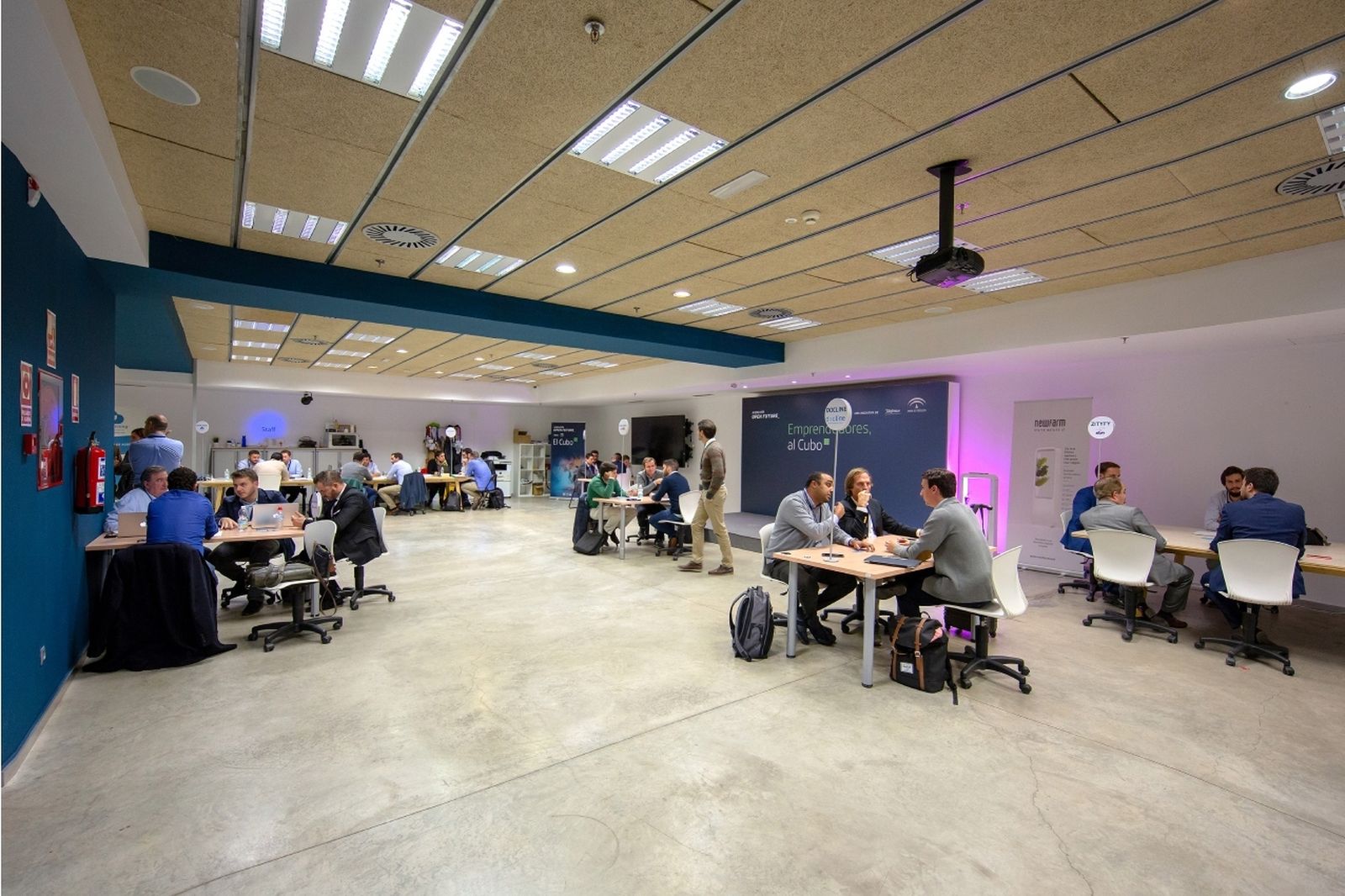 El Cubo es el espacio de aceleración de startups de Andalucía Open Future en Sevilla.