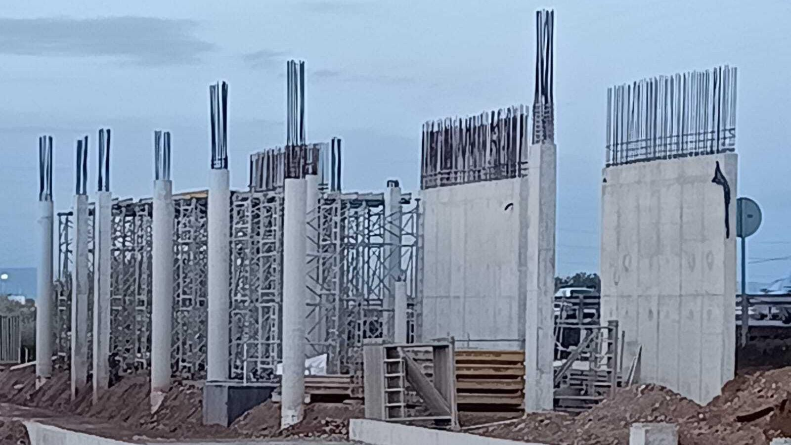 Avanzan las obras de la estación de Pino Montano Norte