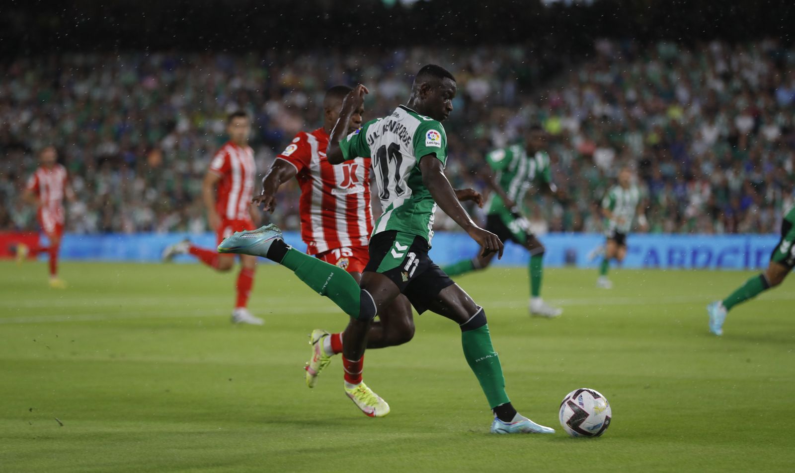 Imagen del último encuentro entre Betis y Almería en Liga.