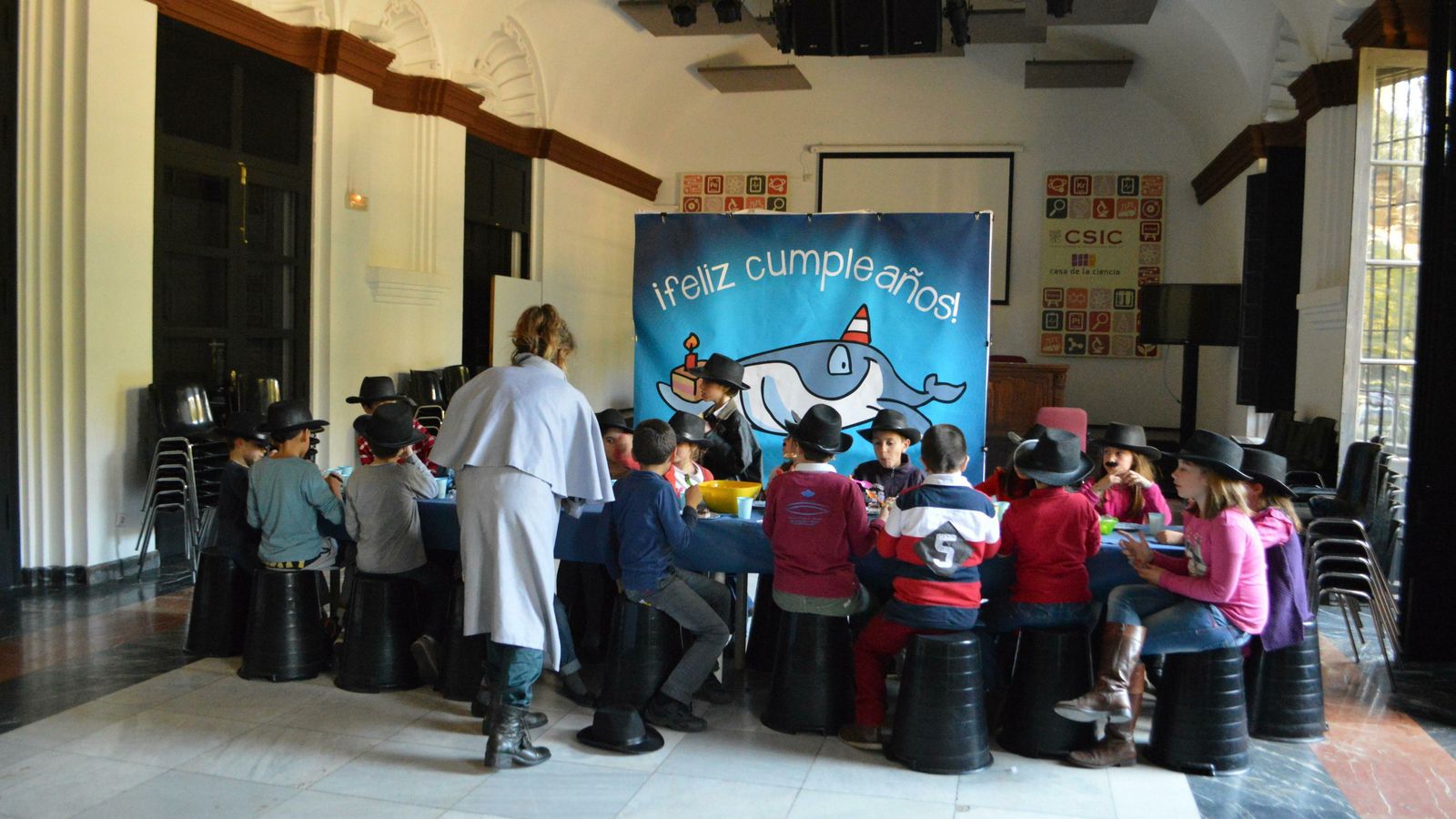 Cumpleaños científico en la Casa de la Ciencia.