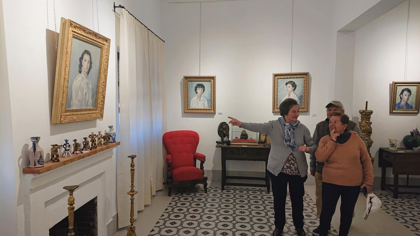 Inauguración de la Casa Museo del pintor Pedro Bueno en Villa del Río, en imágenes