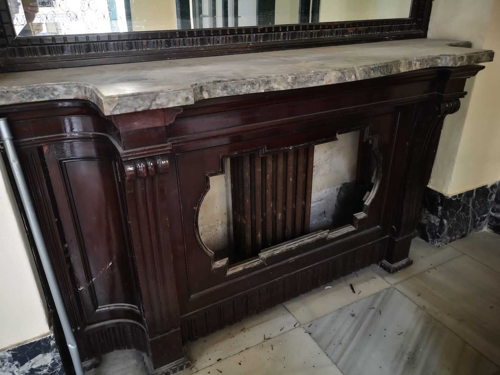 El deprorable estado del teatro Lope de Vega.