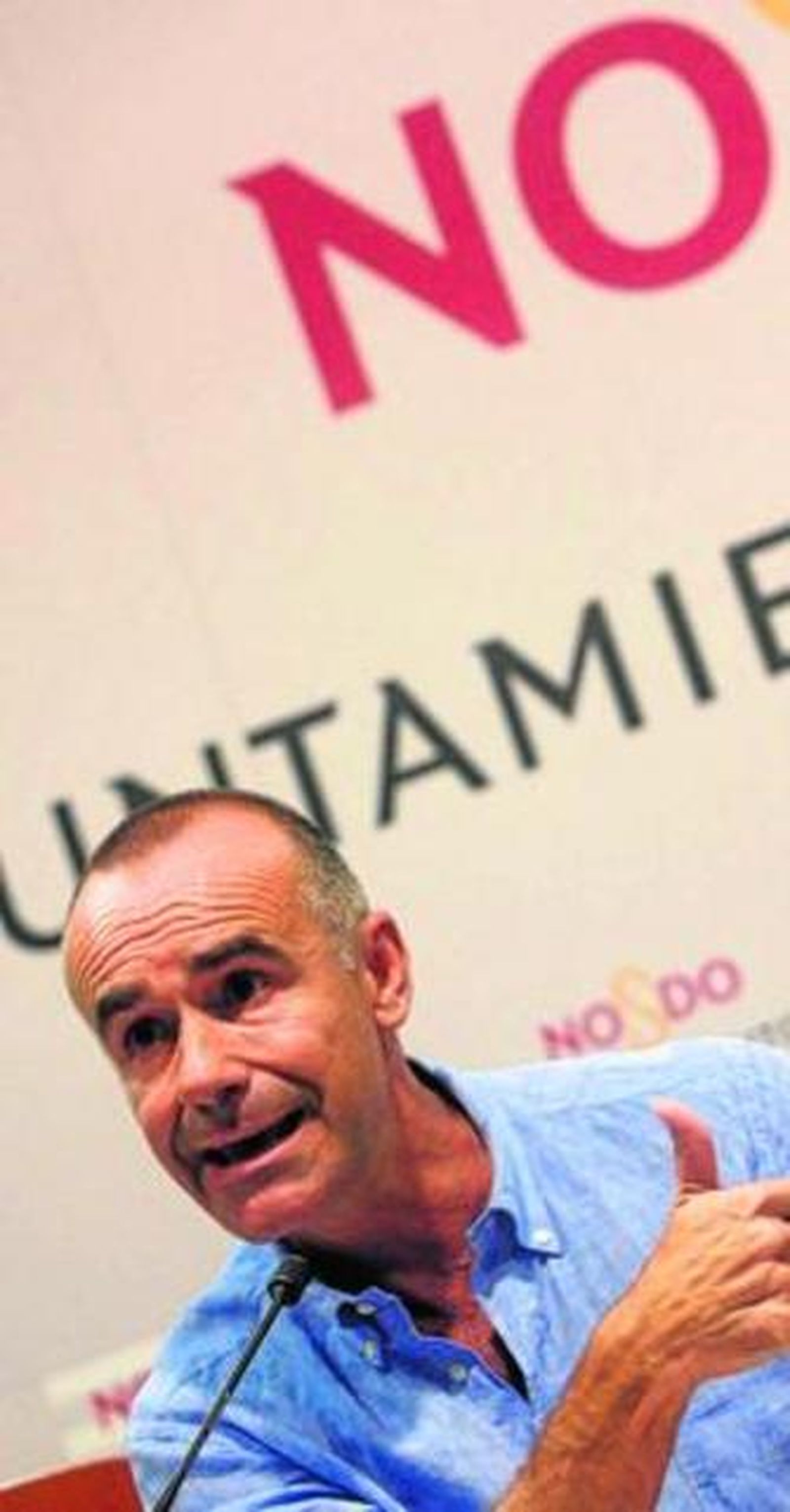 Antonio Muñoz en su intervención de ayer en el Ayuntamiento.