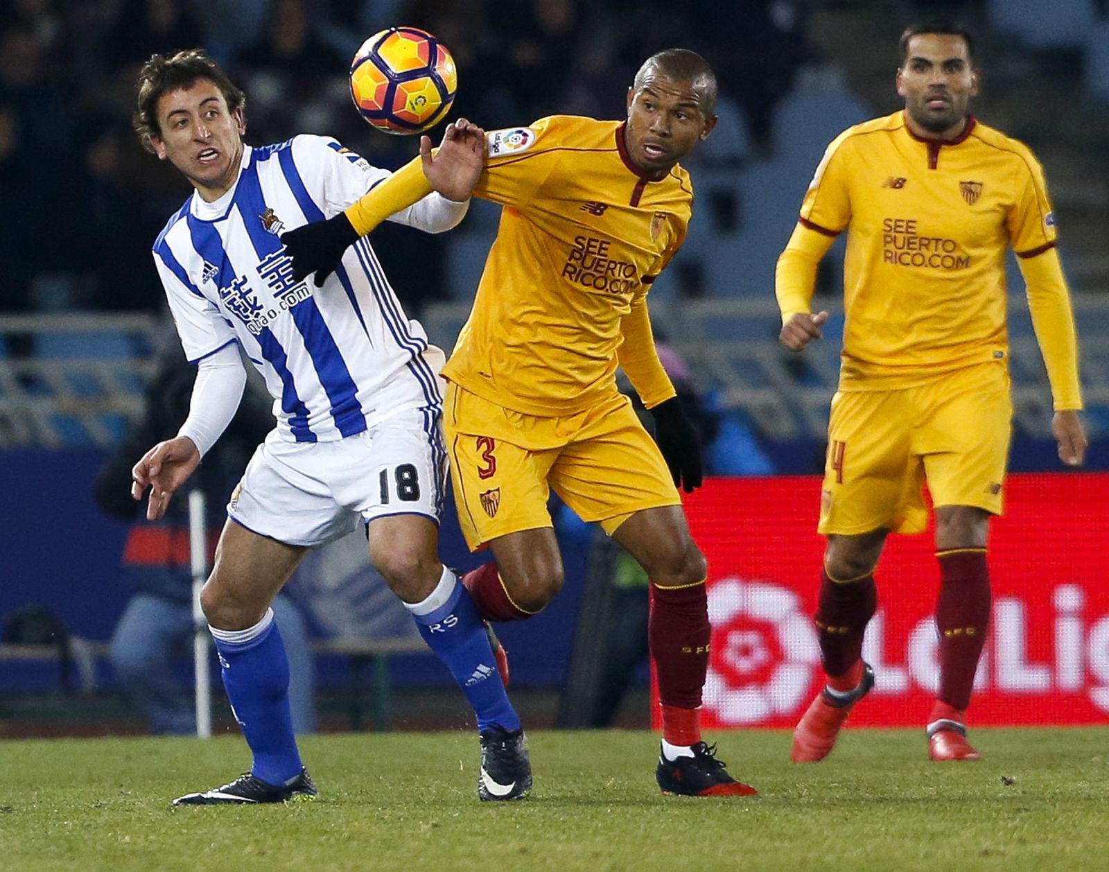 Real Sociedad-Sevilla, en imágenes