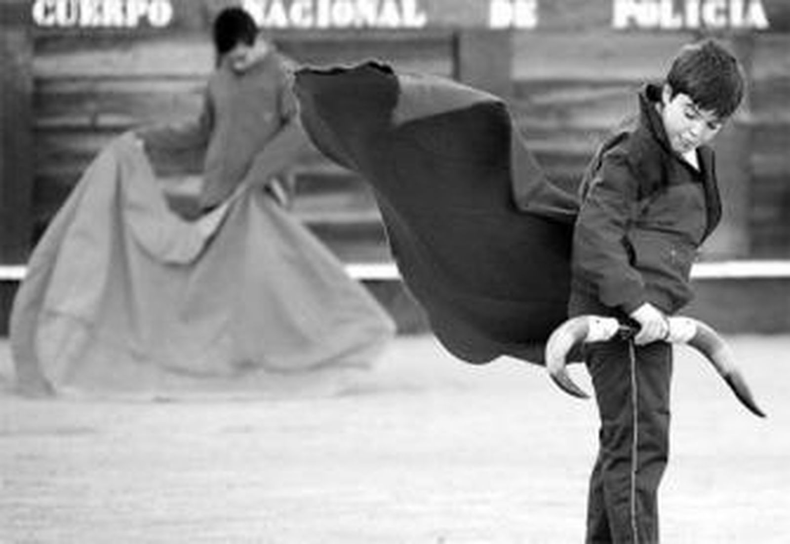 Algunos de los chicos de la Escuela Taurina Municipal.
