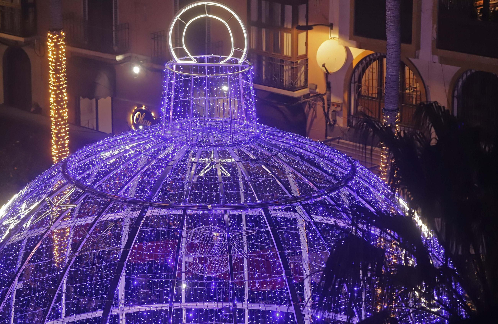 Fotos del encendido del alumbrado navideño en Algeciras