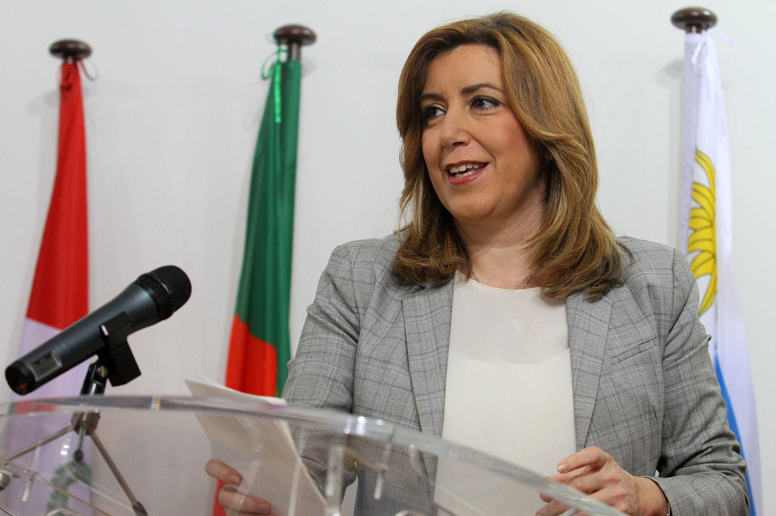 Susana Díaz, en La Rábida