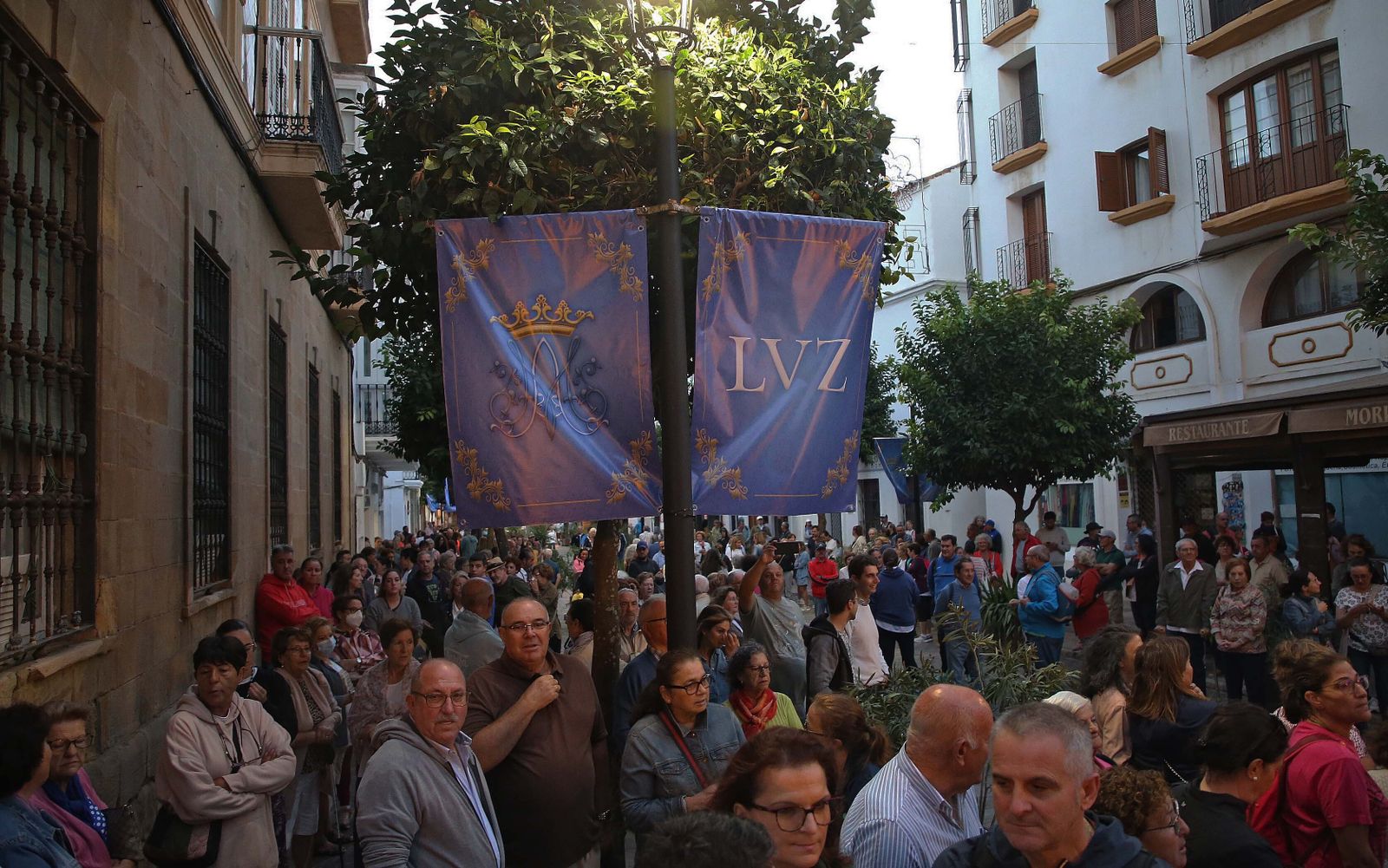 El regreso a su templo de la Virgen de la Luz de Tarifa, en imágenes