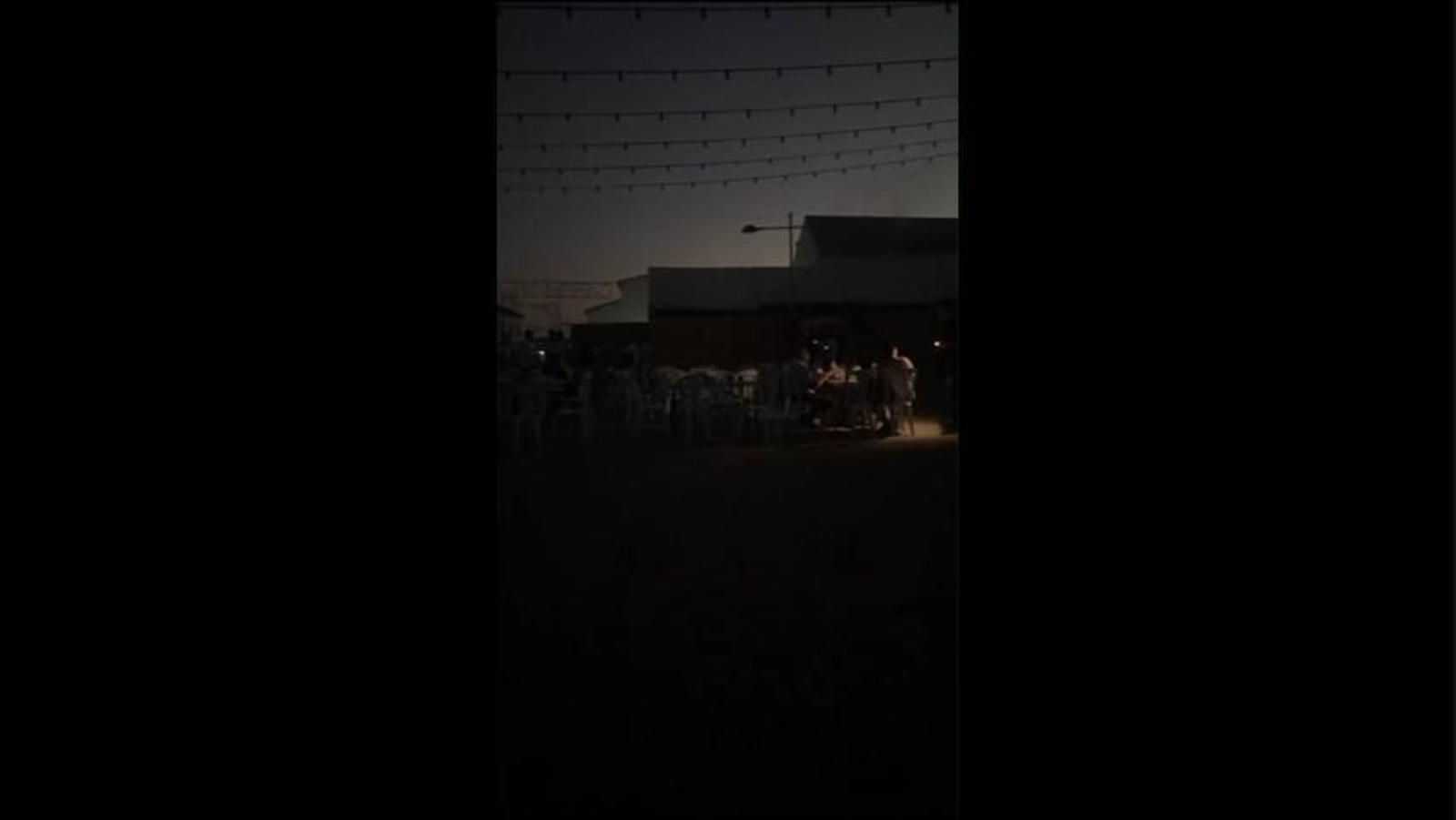 Apagón en la Feria de Santa Cruz