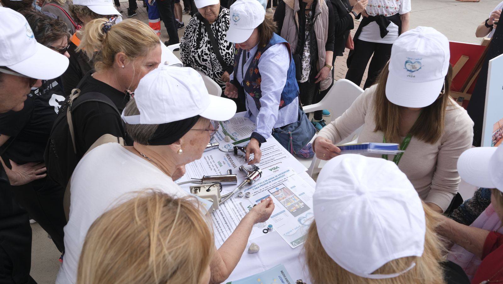 Marcha agua+salud+vida, en imágenes