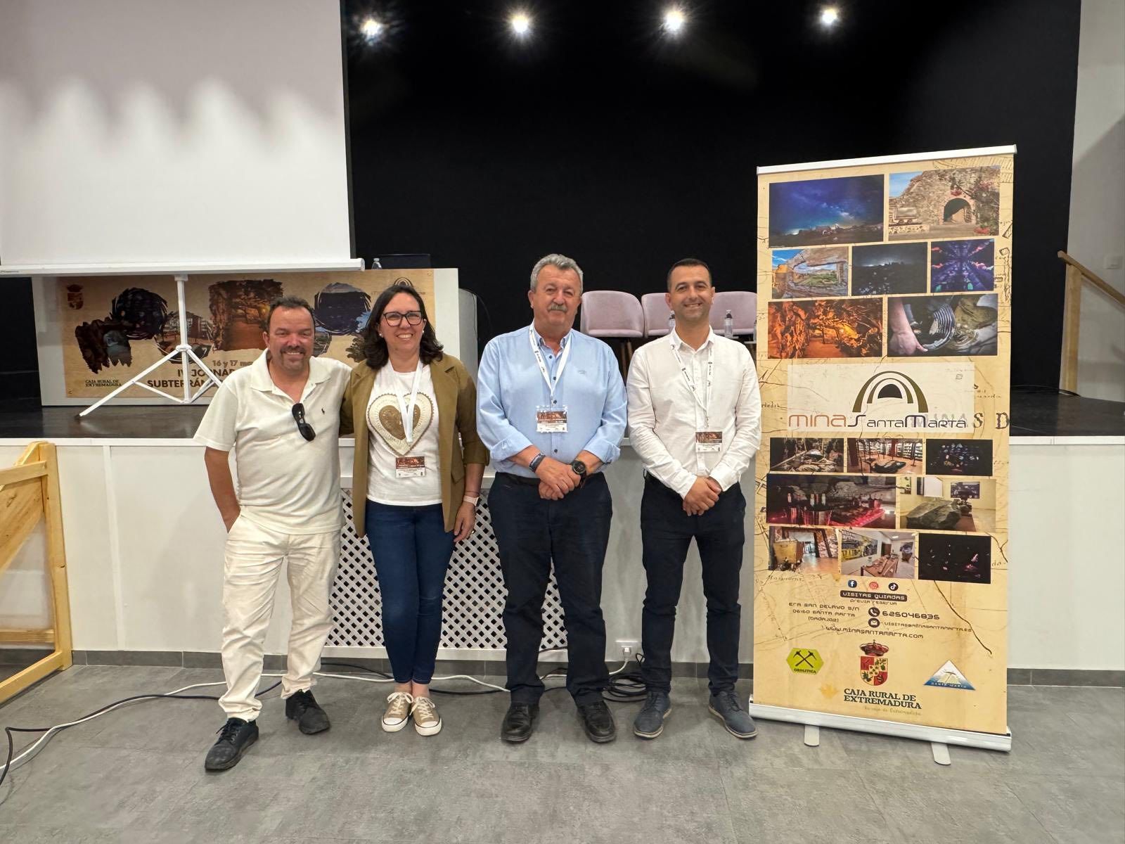 Alcalde y responsables municipales de Pulpí en las jornadas celebradas en Badajoz.