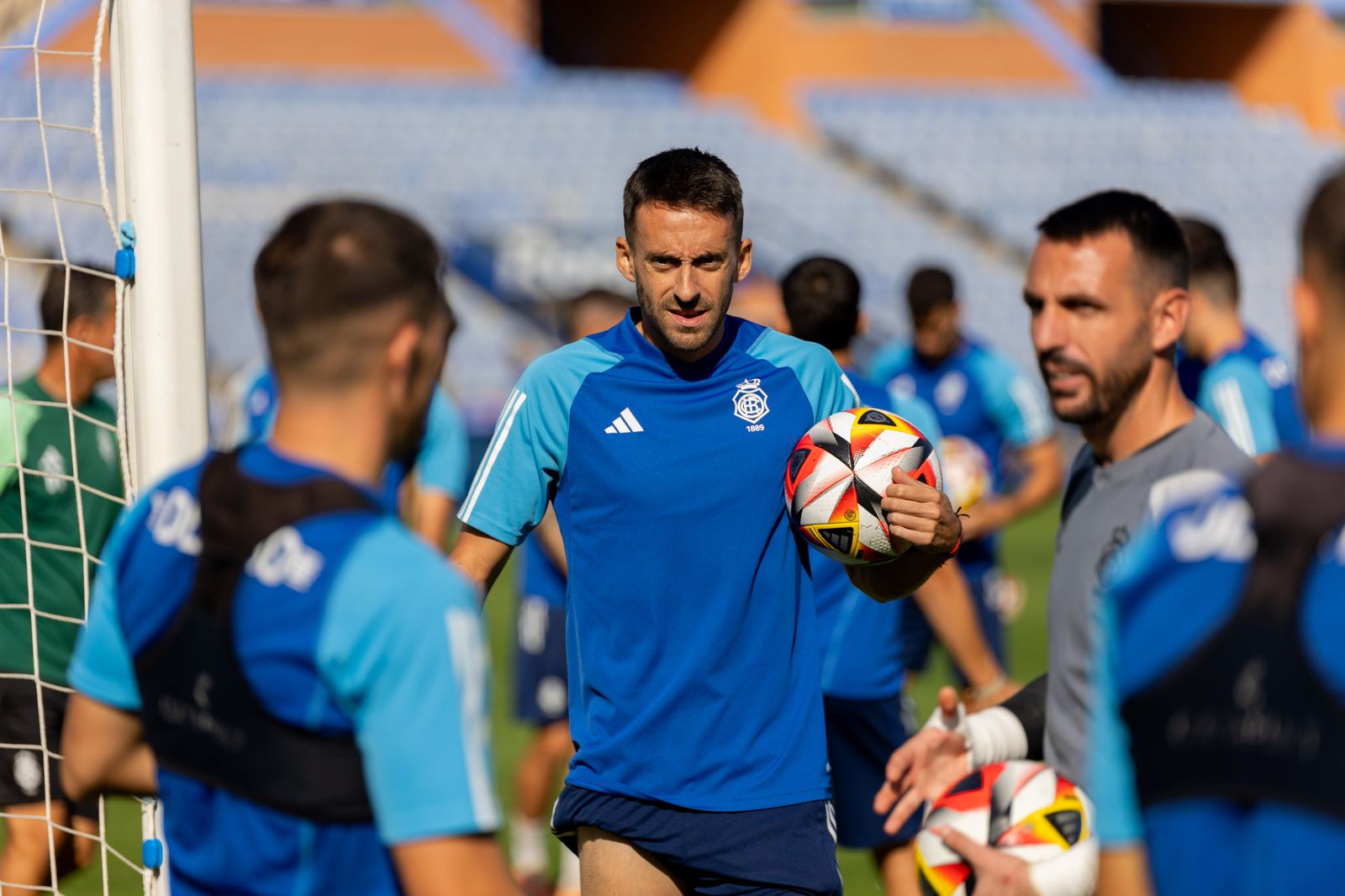 Las mejores imágenes del entrenamiento de este jueves del Recreativo de Huelva