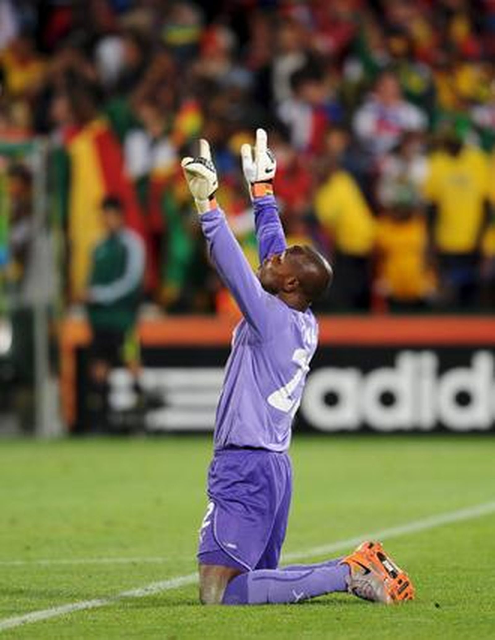 Ghana es la primera selección africana que gana en el Mundial de Sudáfrica. / EFE