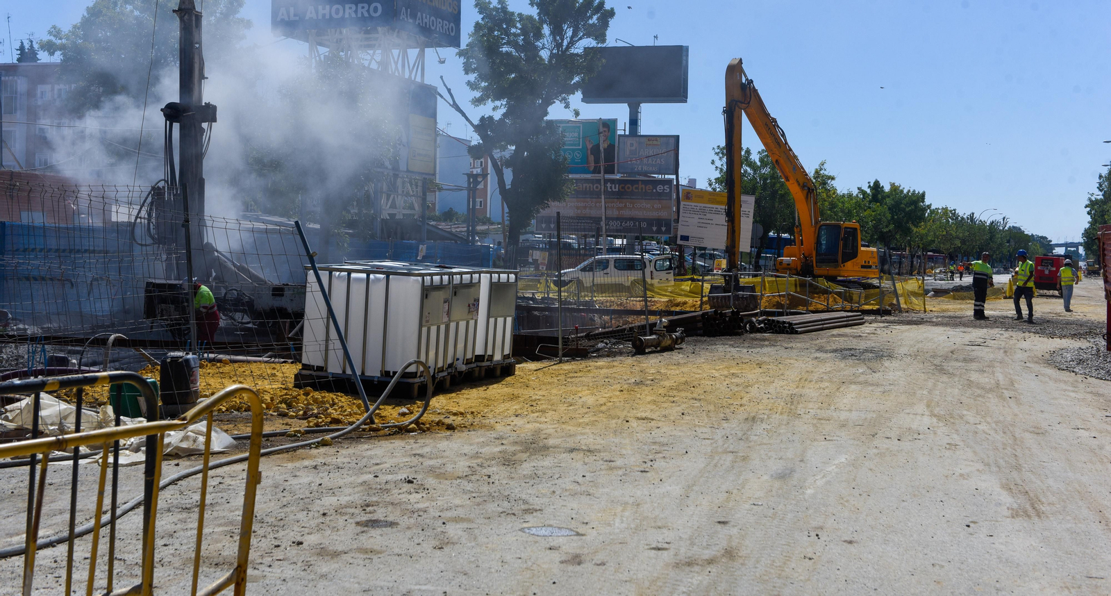 Imágenes de la Avenida de La Raza, a poco más de una semana para su reapertura