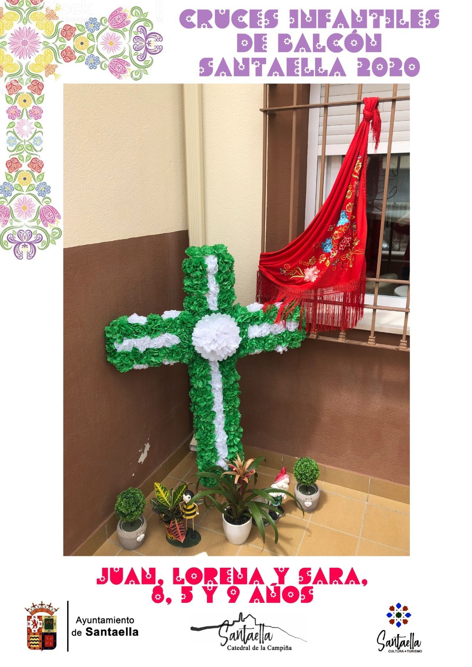 Así son las Cruces de Mayo de los niños de Santaella