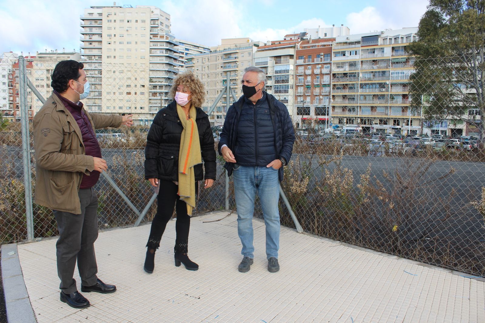 Jaime Pérez, Pilar Marín y Francisco Millán.