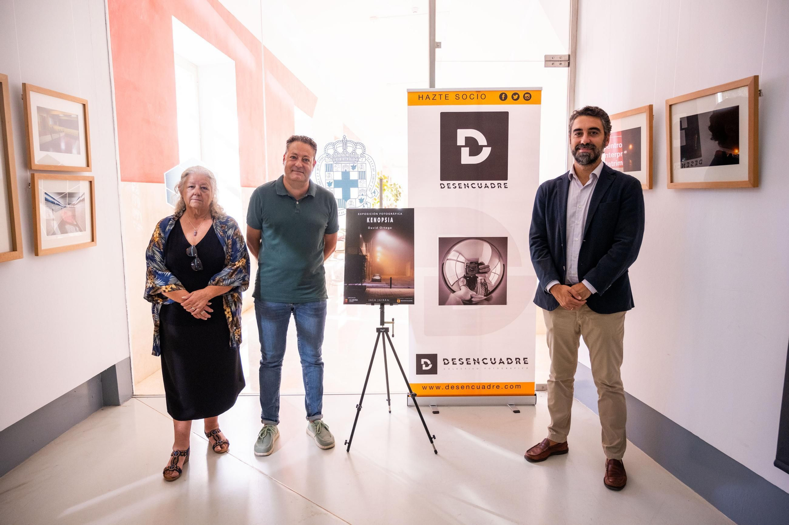 Marina Rodríguez, David Ortega y Joaquín Pérez de la Blanca. Marina Rodríguez, David Ortega y Joaquín Pérez de la Blanca.