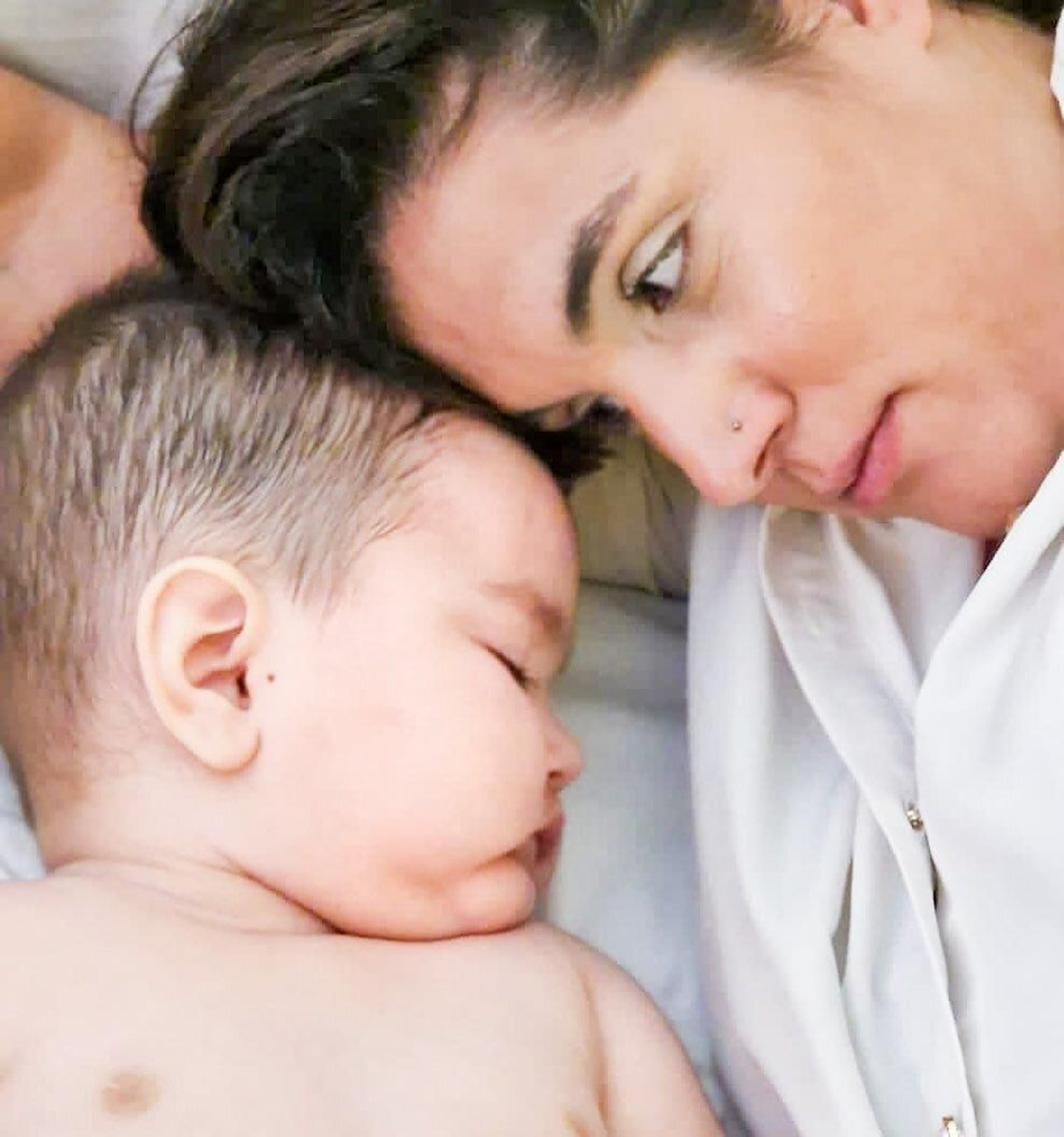 Zuriñe Lasagabaster y su hijo Ibai, otra de las historias reconocidas.