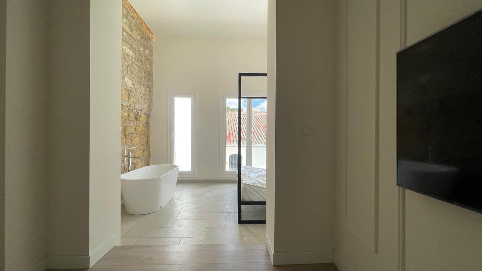 Detalle de una de las habitaciones.