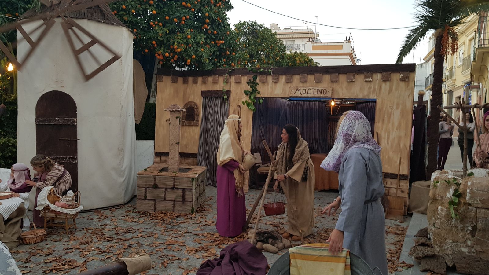 Una de las escenas de pastores en Alcalá del Río.