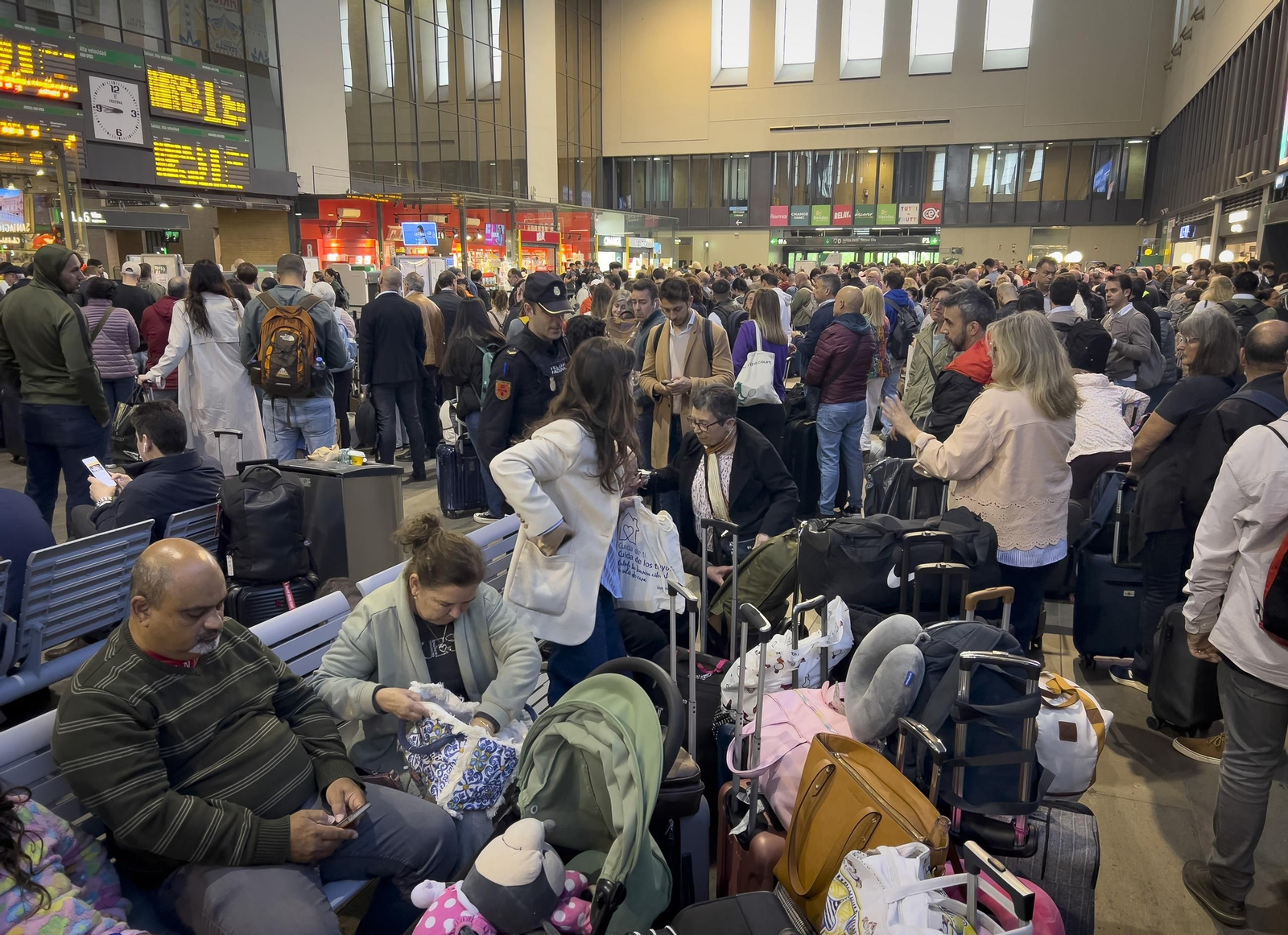 Las fotos de las incidencias en Santa Justa