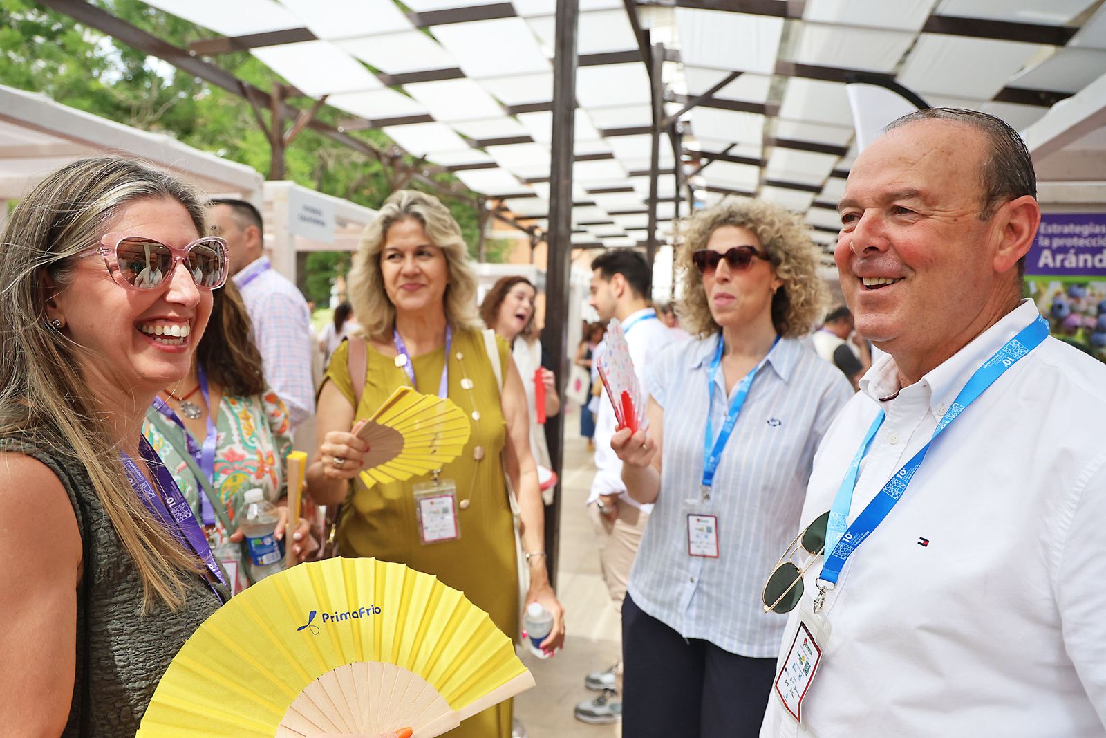 Imágenes del ambiente en el X Congreso de Frutos Rojos de Huelva