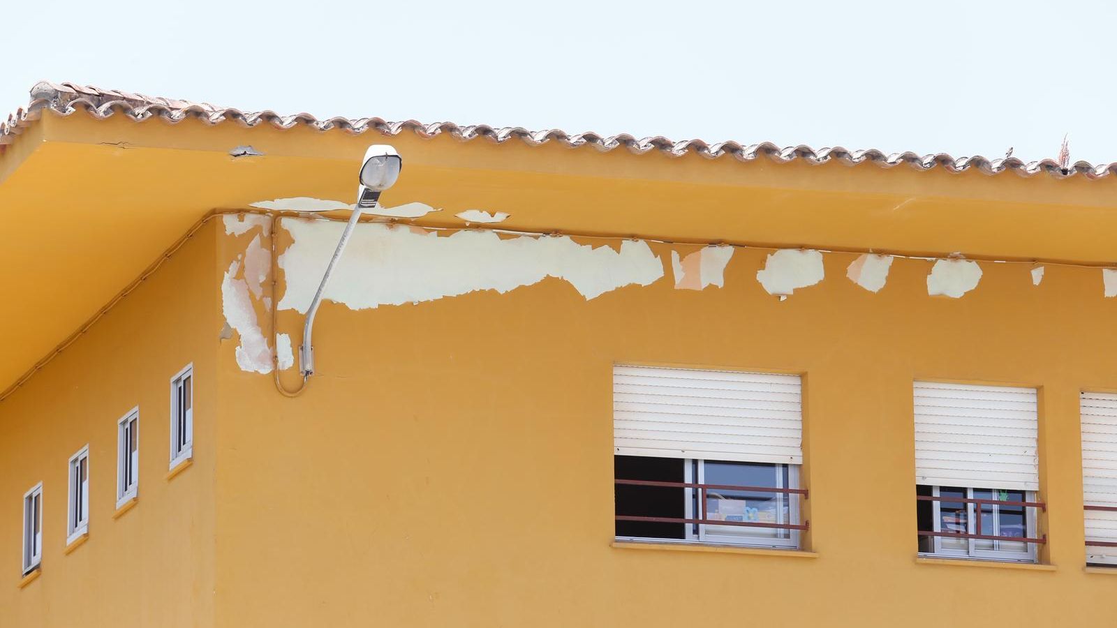 Fachada exterior del CEIP San García, en Algeciras.