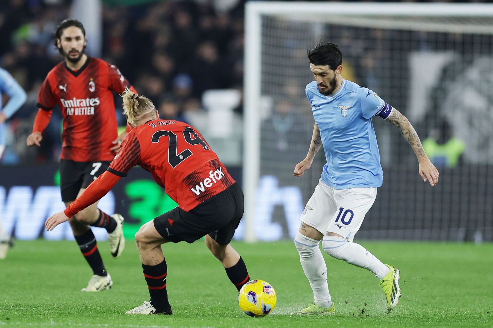 Luis Alberto cuando jugaba en la Lazio.